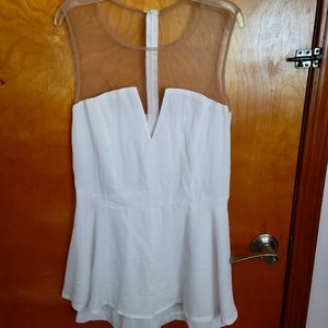 2 for 20$ White Dress Tank Top Romper